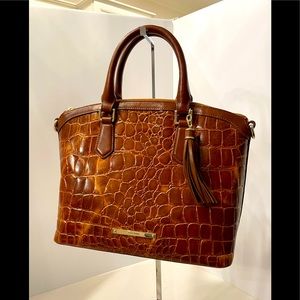 Brahmin Pecan Brown Handbag and Wallet NWT